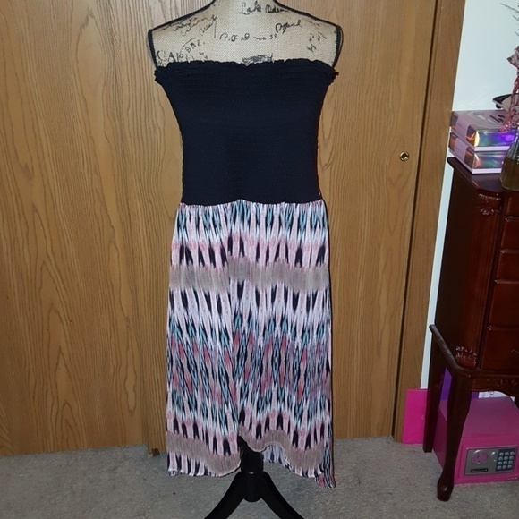 Maurices size 3 high low dress. NWT. Strapless dress. - Picture 1 of 3